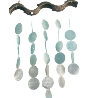 Cream capiz shell mobile