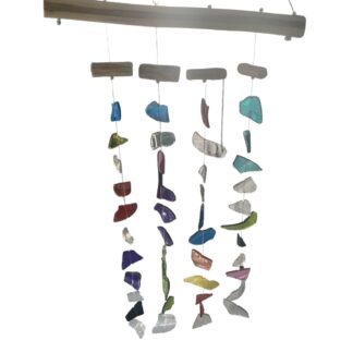 Rainbow glass mobile