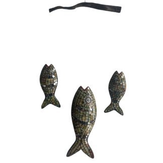Mosaic fish mobile